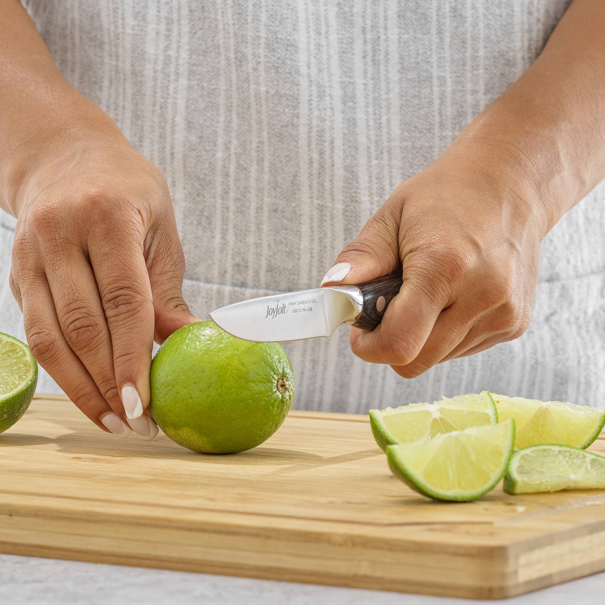 JoyJolt® 2-Piece High Carbon Steel Utility Knives